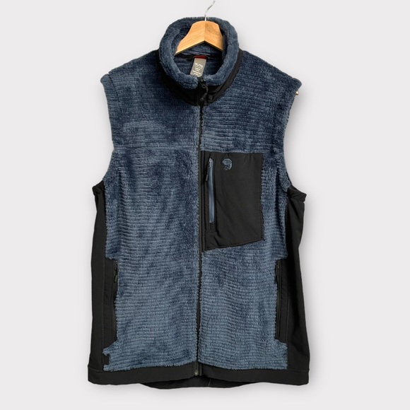 Mountain Hardwear Monkey Man Fleece Vest 2 Zinc Blue - Picture 1 of 8